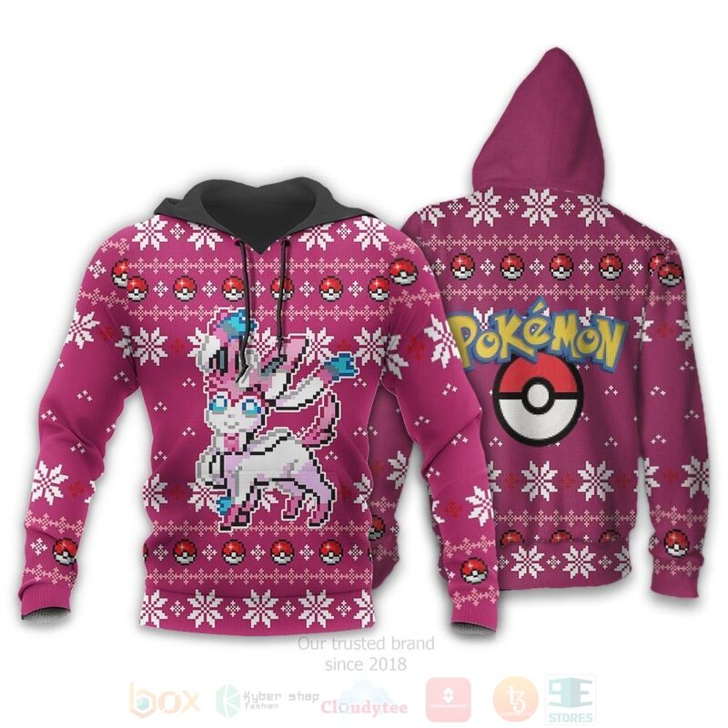 BEST Pokemon Sylveon Custom Anime 3D Hoodie, T-Shirt 3 Pokemon Sylveon Custom Anime 3D Hoodie Shirt 1 2