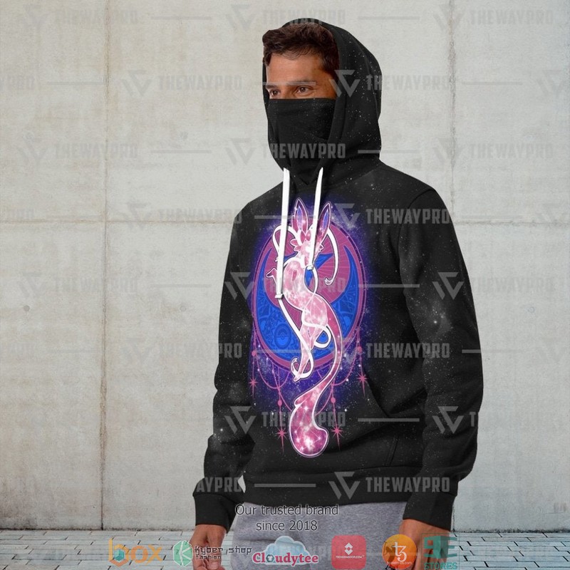 Pokemon Sylveon Starry Snood Mask Hoodie 1