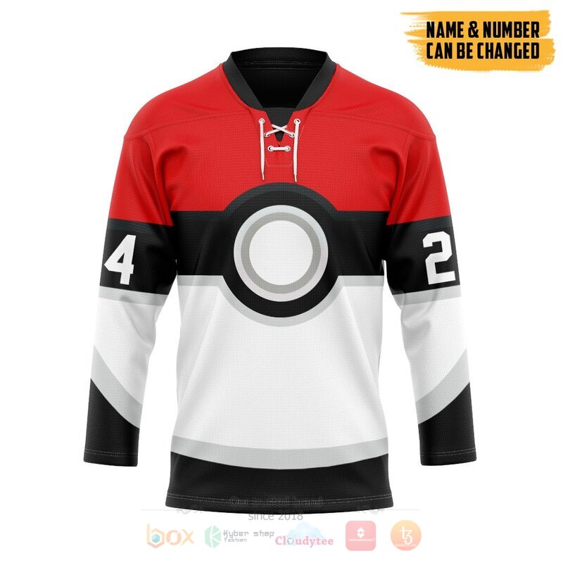Pokemon Trainers Custom Hockey Jersey