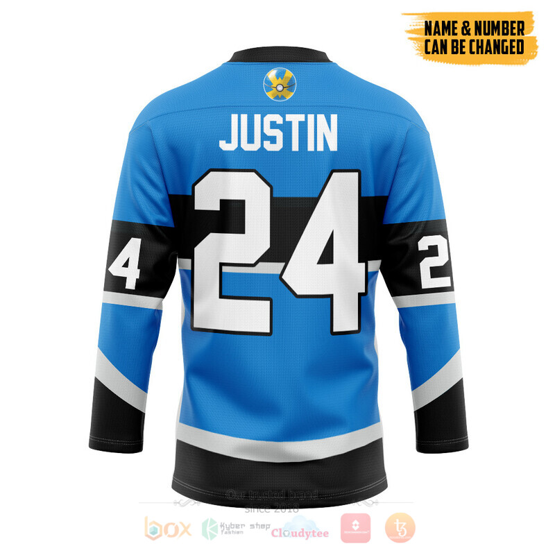 Pokemon Trainers Quick Ball Custom Hockey Jersey 2 Pokemon Trainers Quick Ball Custom Hockey Jersey 1