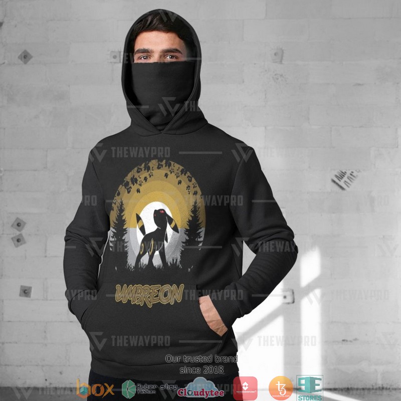 Pokemon Umbreon Snood Mask Hoodie