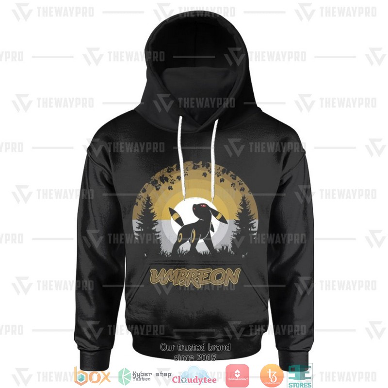 Pokemon Umbreon Snood Mask Hoodie 3 Pokemon Umbreon Snood Mask Hoodie 1 2