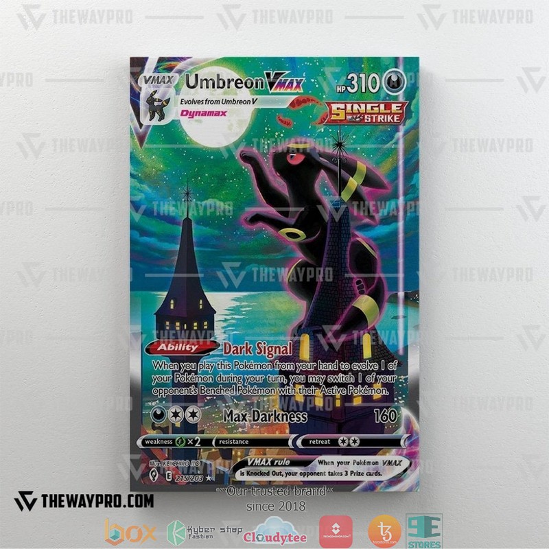 Pokemon Umbreon Vmax Canvas 4 Pokemon Umbreon Vmax Canvas 1 2 3