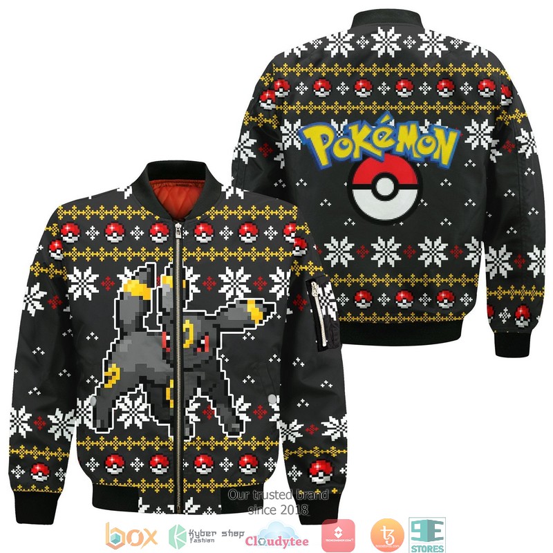 Pokemon Umbreon Xmas 3d shirt, hoodie 4 Pokemon Umbreon Xmas 3d shirt hoodie 1 2 3