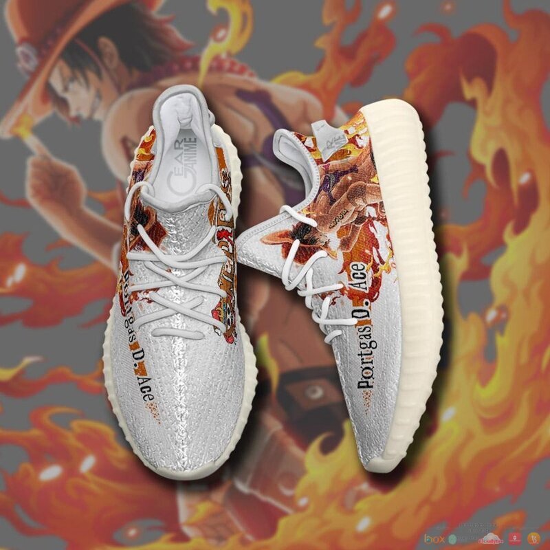 Portgas D Ace One Piece Anime yeezy sneaker 1