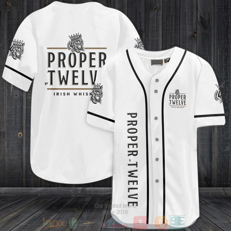 HOT Proper No Twelve Irish Whiskey Baseball Jersey 2 Proper No Twelve Irish Whiskey Baseball Jersey