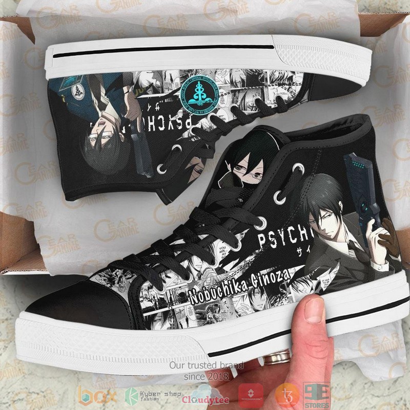 Psycho Pass Nobuchika Ginoza High Top Canvas Shoes 1