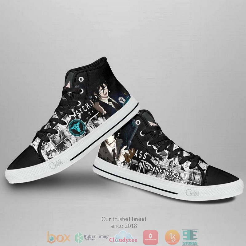 Psycho-Pass Nobuchika Ginoza High Top Canvas Shoes 3 Psycho Pass Nobuchika Ginoza High Top Canvas Shoes 1 2