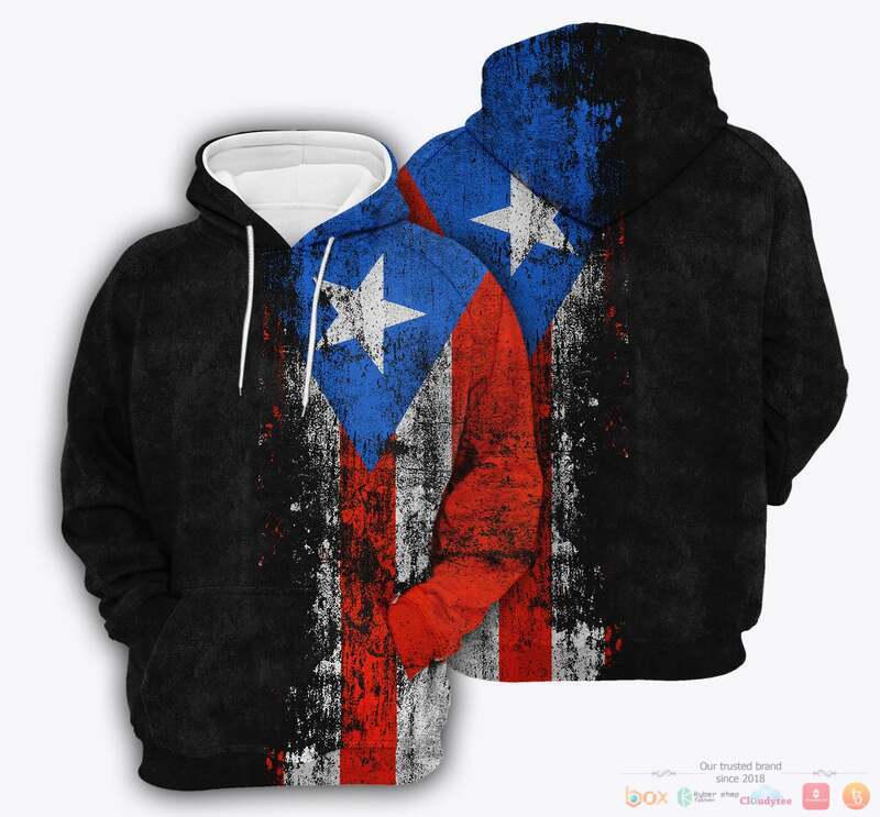 Puerto Rico Puerto Rican Flag Grunge Distressed 3d full print Hoodie 3 Puerto Rico Puerto Rican Flag Grunge Distressed Hoodie