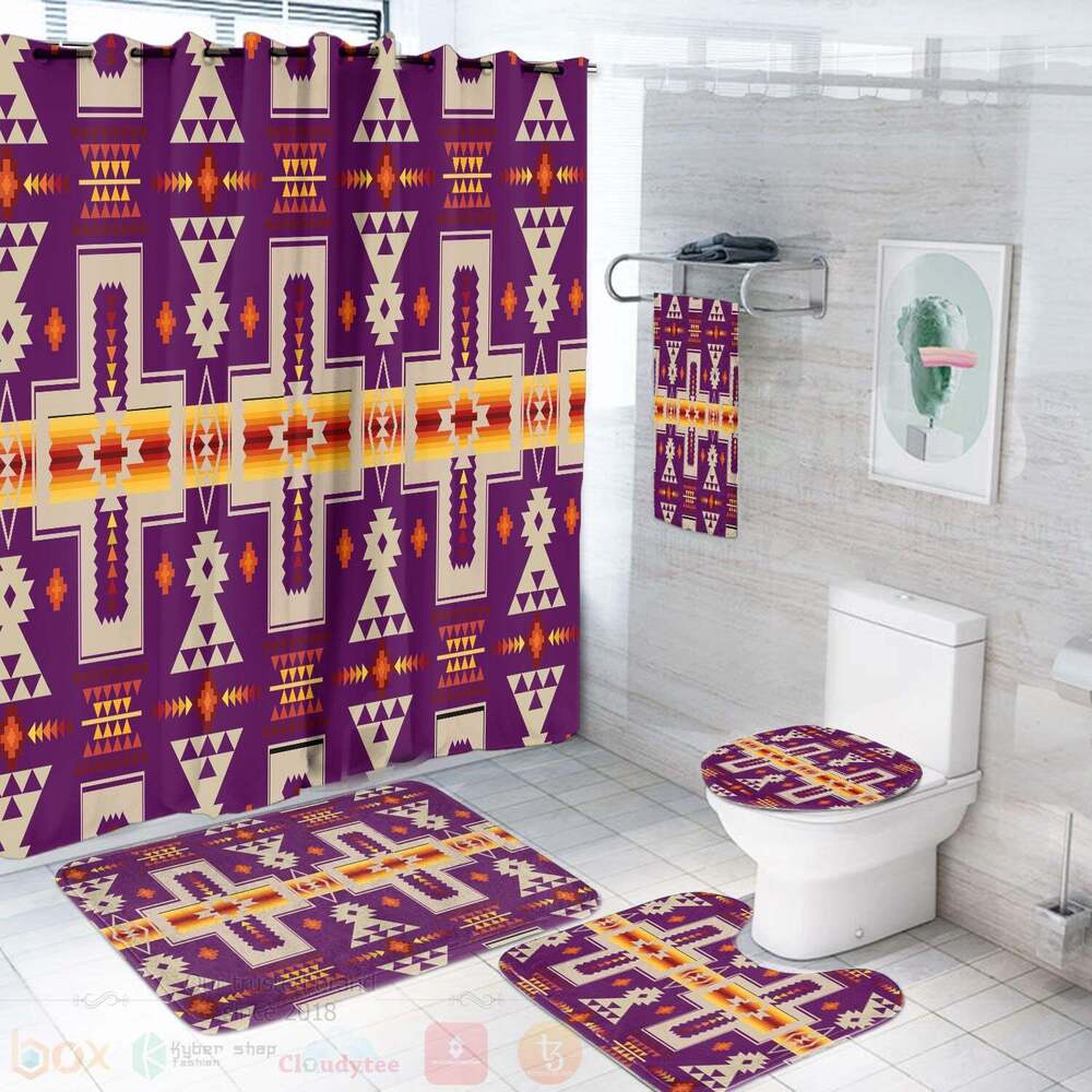 Purple Tribe Design Native Bathroom Set