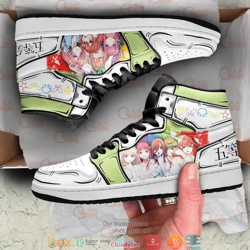 Quintessential Quintuplets Anime Air Jordan High top shoes 4 Quintessential Quintuplets Anime Air Jordan High top shoes 1 2 3