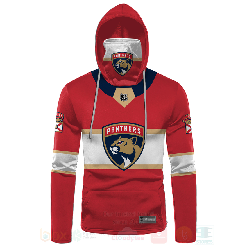 NHL Florida Panthers Personalized 3D Hoodie Mask 1