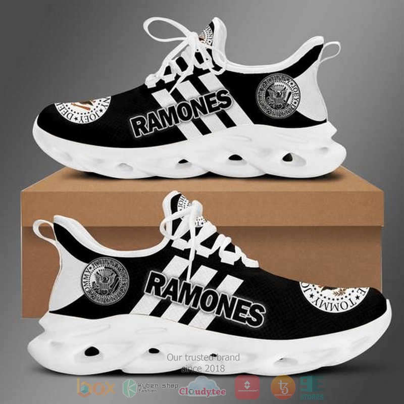 HOT Ramones band black Clunky Max soul sneaker shoes 2 Ramones band black Clunky Max soul shoes 1