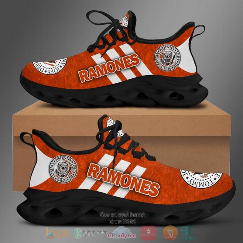 HOT Ramones band orange Clunky Max soul sneaker shoes 1 Ramones band orange Clunky Max soul shoes