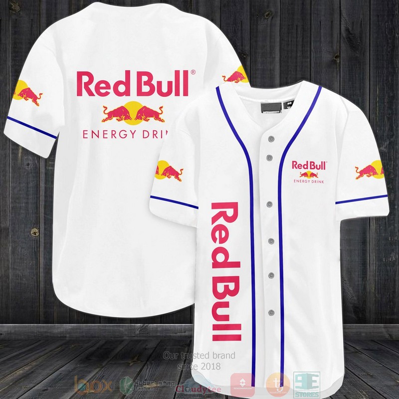 HOT Red Bull Energy Drink Baseball Jersey 3 Red Bull Energy Drink Baseball Jersey