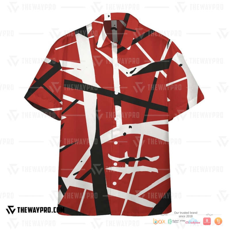 Red Frankenstrat Strings Hawaiian shirt