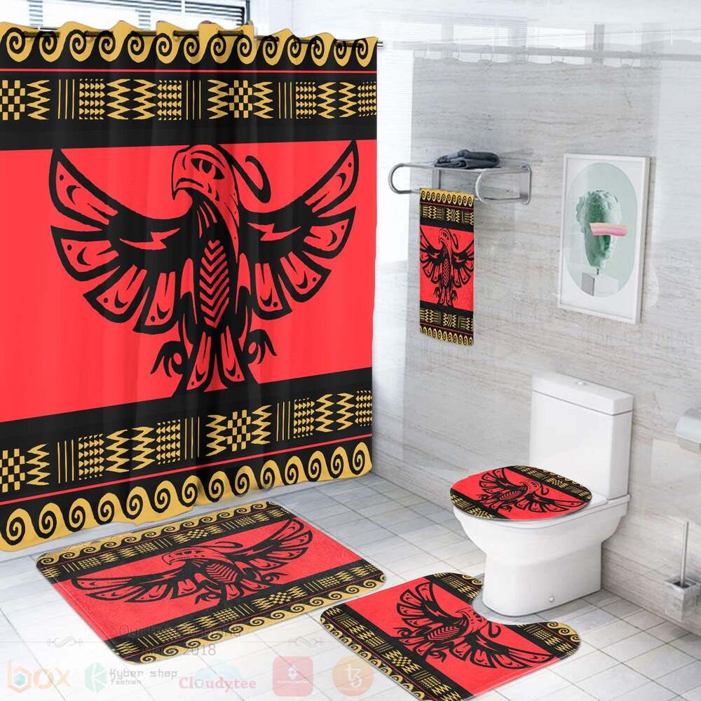 Red Phoenix Bathroom Set