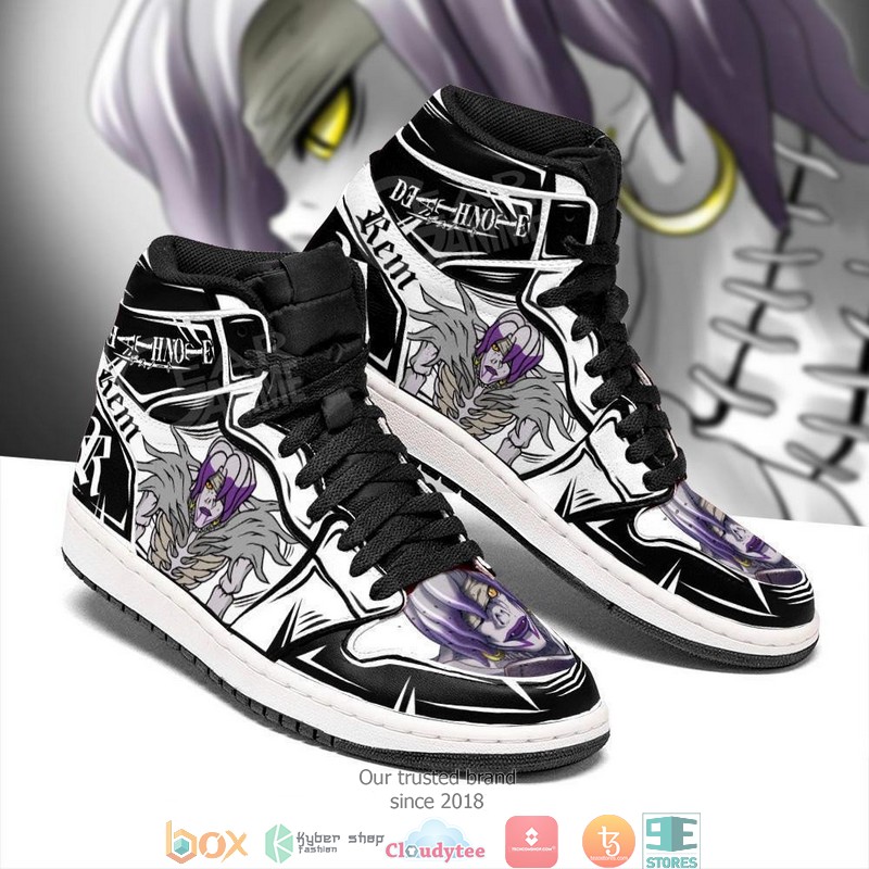 Rem Death Note Anime Air Jordan High Top Shoes 1