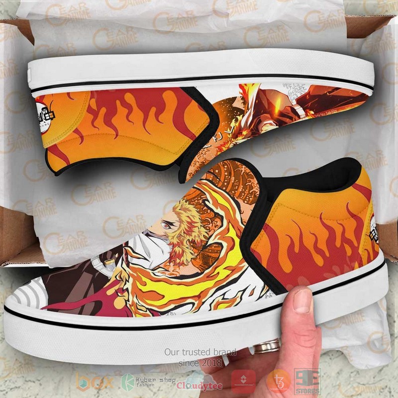 Rengoku Anime Demon Slayer Slip On Shoes 1
