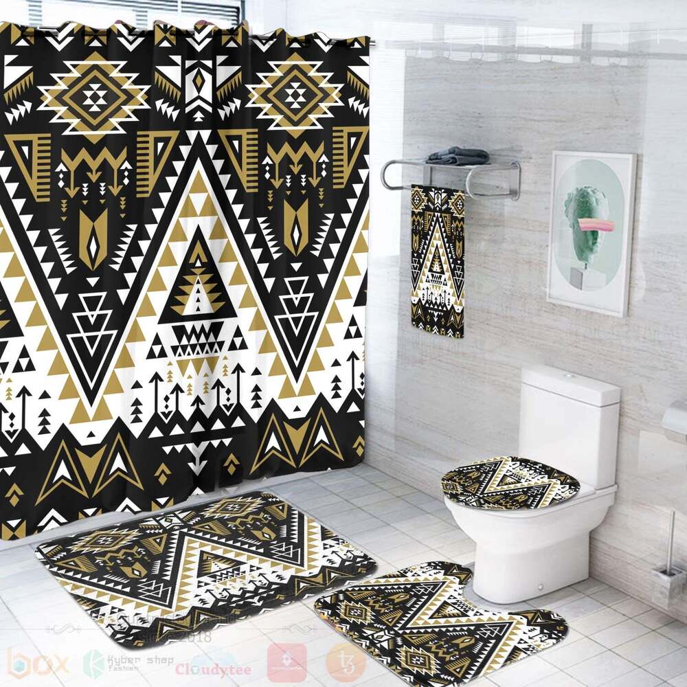 Retro Color Tribal Bathroom Set
