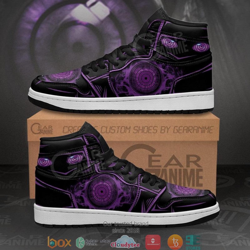 Rinnegan Eyes Sharingan Anime Air Jordan High top shoes
