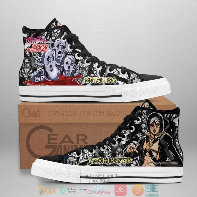 Risotto Nero Jojos Birraze Adventure High Top Canvas Shoes