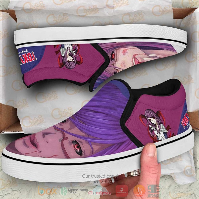 Rize Kamishiro Anime Tokyo Ghoul Slip On Shoes 1
