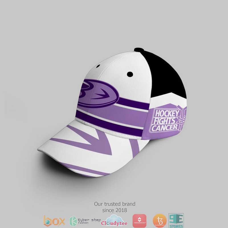 NHL Anaheim Ducks Fights Cancer Cap 3 NHL Anaheim Ducks Fights Cancer Cap 1 2
