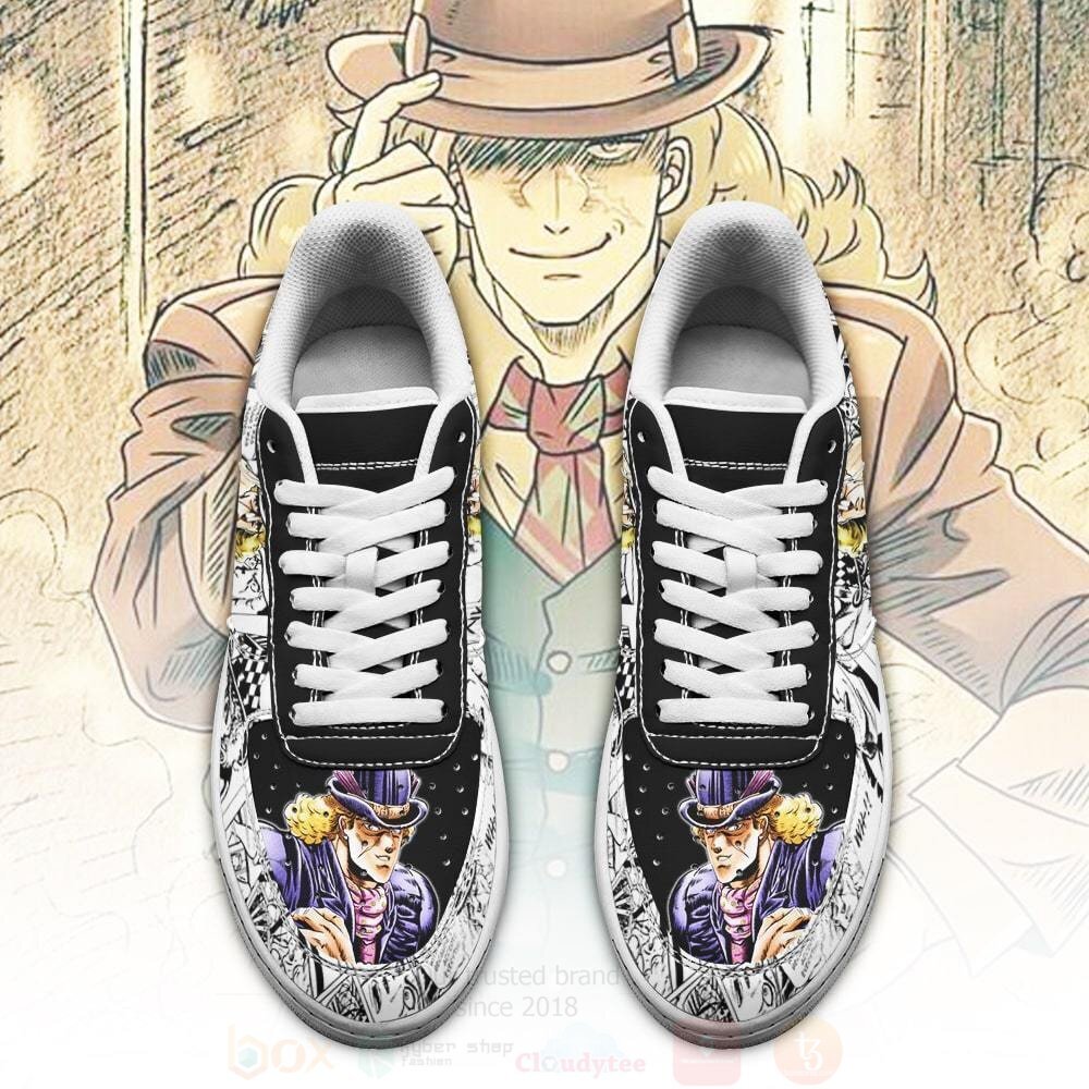 Robert Speedwagon Manga Style JoJos Anime NAF Shoes 1