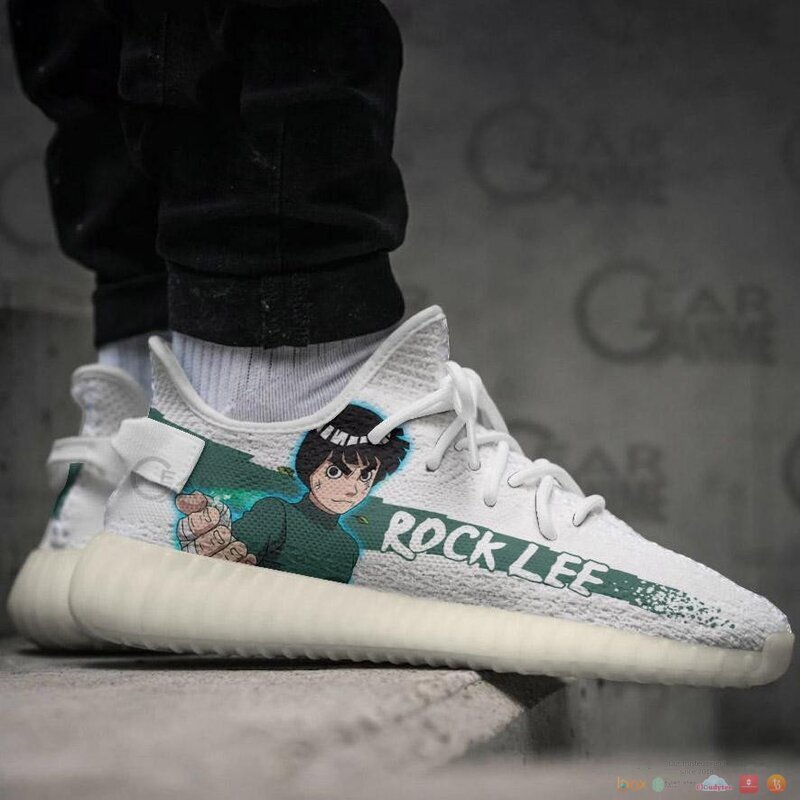 Rock Lee Anime yeezy shoes 3 Rock Lee Anime yeezy sneaker 1 2