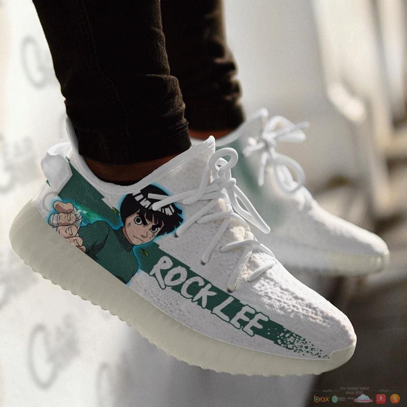 Rock Lee Anime yeezy shoes 4 Rock Lee Anime yeezy sneaker 1 2 3