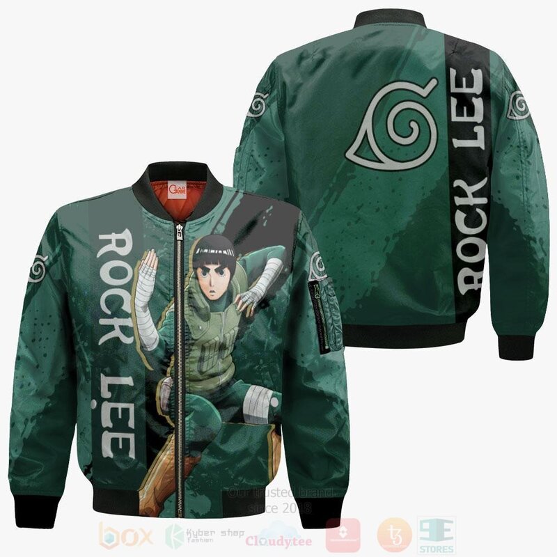 BEST Rock Lee Custom Anime 3D Hoodie, T-Shirt 4 Rock Lee Custom Anime 3D Hoodie Shirt 1 2 3