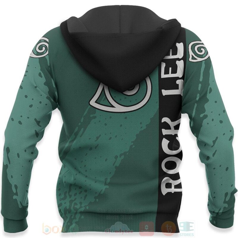 BEST Rock Lee Custom Anime 3D Hoodie, T-Shirt 5 Rock Lee Custom Anime 3D Hoodie Shirt 1 2 3 4
