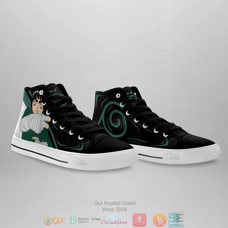 Rock Lee Drunken High Top Canvas Shoes 1