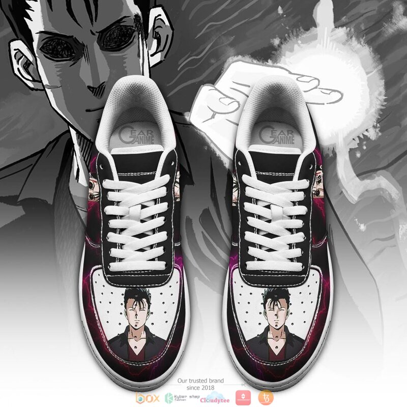 Ryo Shimazaki Mob Pyscho 100 Anime Nike Air Force Sneaker 2 Ryo Shimazaki Mob Pyscho 100 Anime Nike Air Force shoes 1