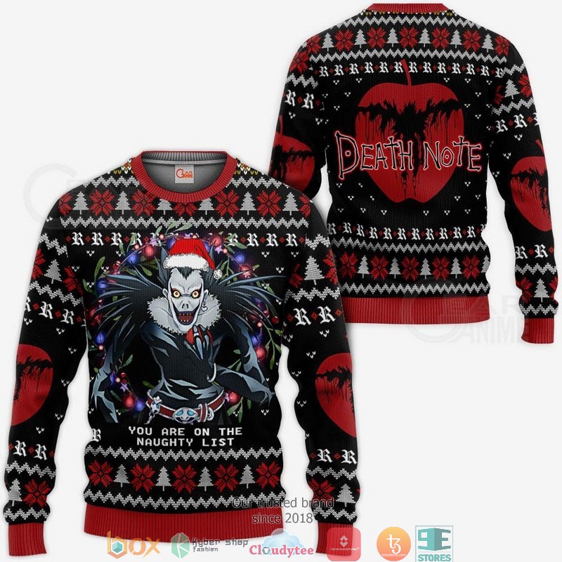 Ryuk Death Note Anime 3d shirt hoodie