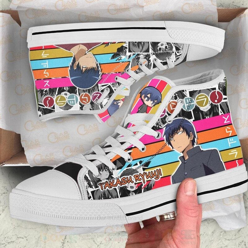 Ryuuji Takasu Custom Anime Toradora High Top Shoes 1