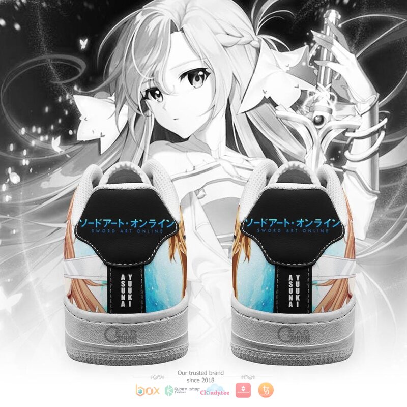 SAO Asuna Yuuki Sword Art Online Anime Nike Air Force shoes 4 SAO Asuna Yuuki Sword Art Online Anime Nike Air Force shoes 1 2 3