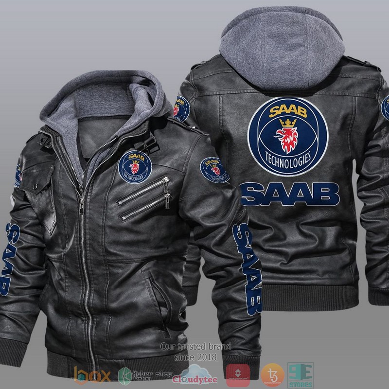 Saab Automobile Car brand Leather Jacket