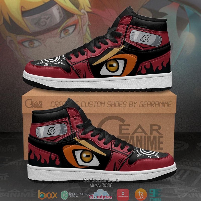 Sage Mode Eyes Anime Air Jordan High top shoes
