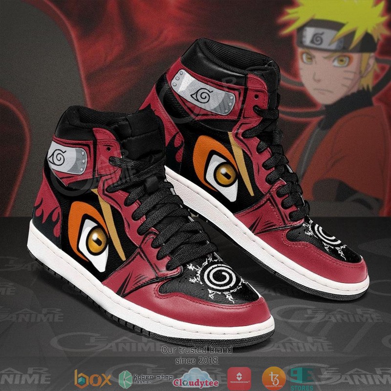 Sage Mode Eyes Anime Air Jordan High top shoes 1