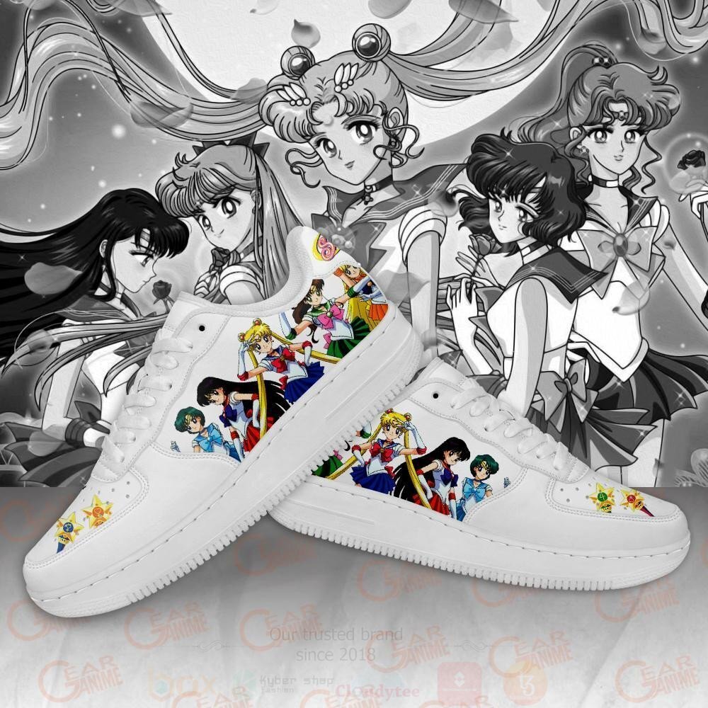BEST Sailor Custom Anime Nike Air Force Shoes 4 Sailor Custom Anime NAF Shoes 1 2 3