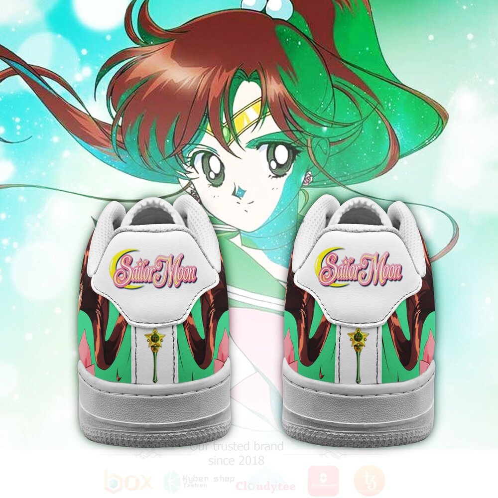 BEST Sailor Jupiter Custom Anime Sailor Moon Nike Air Force Shoes 3 Sailor Jupiter Custom Anime Sailor Moon NAF Shoes 1 2