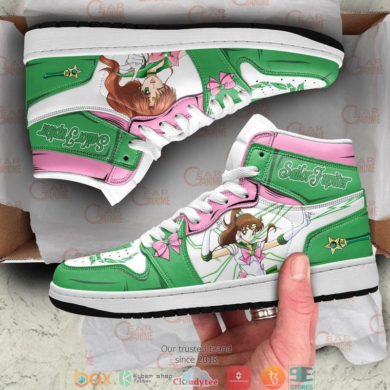 Sailor Jupiter Sailor Anime Air Jordan High top shoes 3 Sailor Jupiter Sailor Anime Air Jordan High top shoes 1 2