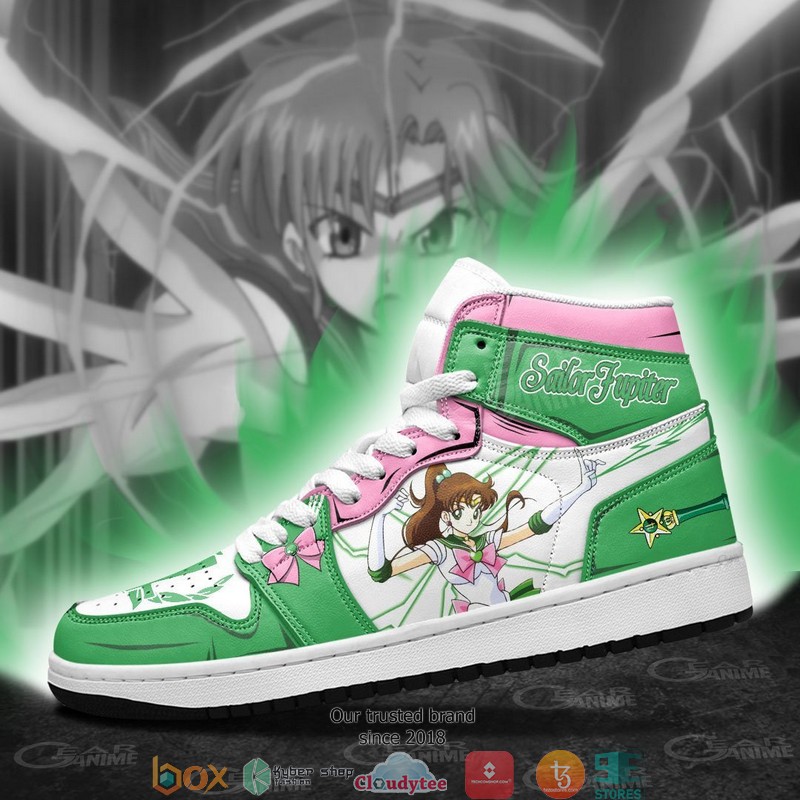 Sailor Jupiter Sailor Anime Air Jordan High top shoes 4 Sailor Jupiter Sailor Anime Air Jordan High top shoes 1 2 3