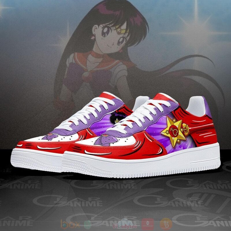Sailor Mars Air Anime Sailor Nike Air Force Shoes 1 2