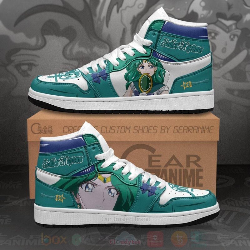 Sailor Neptune Sailor Anime Air Jordan High Top Shoes