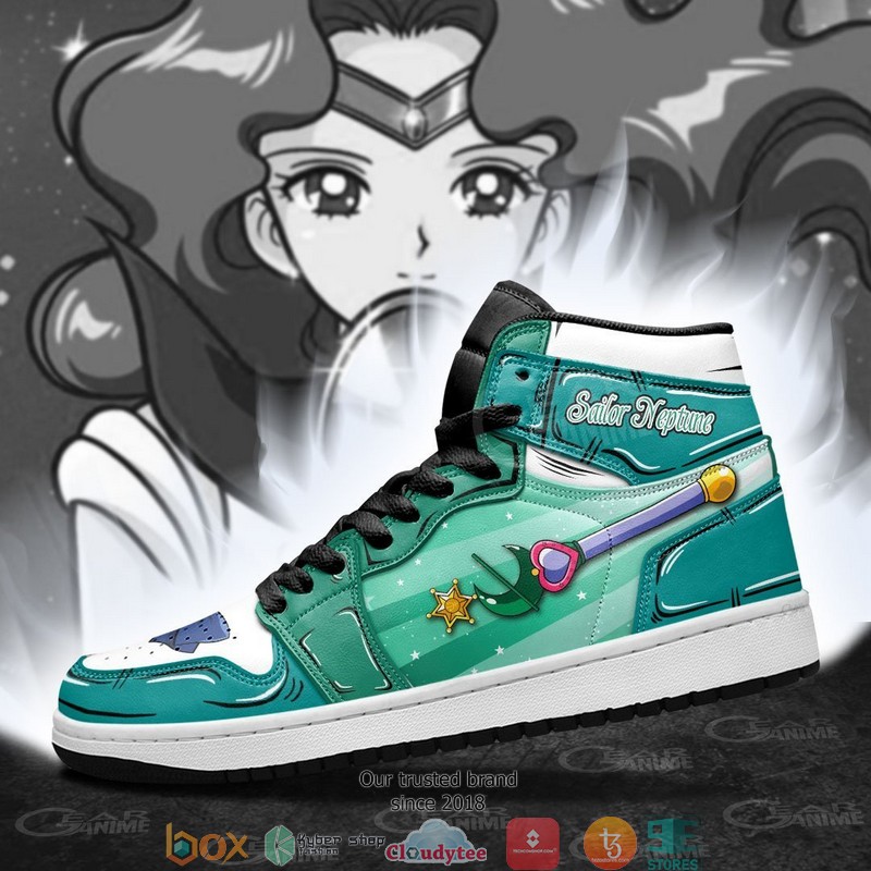 Sailor Neptune Sailor Anime Air Jordan High top shoes 3 Sailor Neptune Sailor Anime Air Jordan High top shoes 1 2