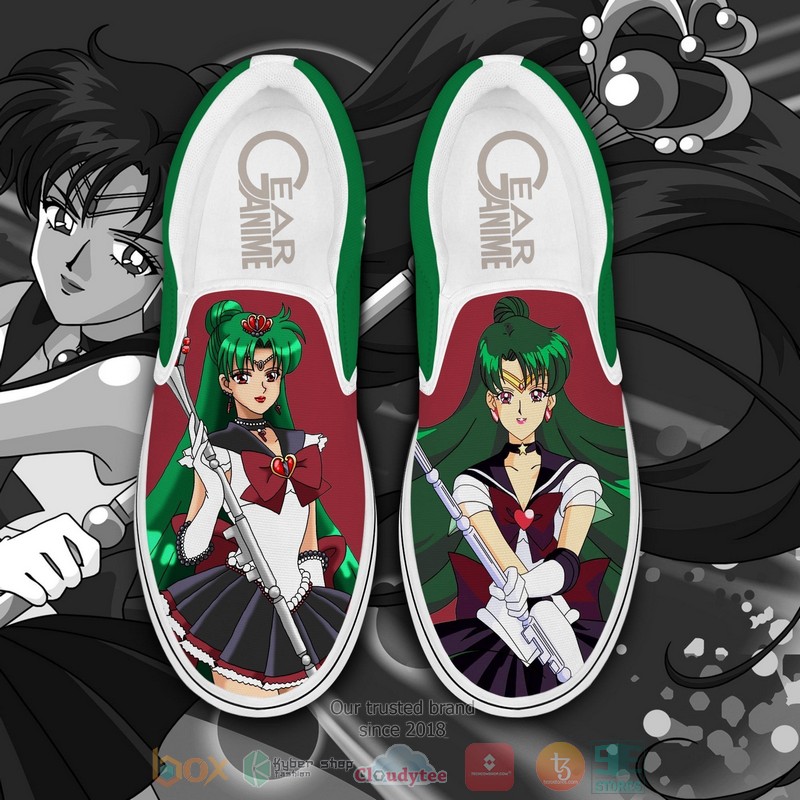 Sailor Pluto Sailor Anime Slip On Shoes