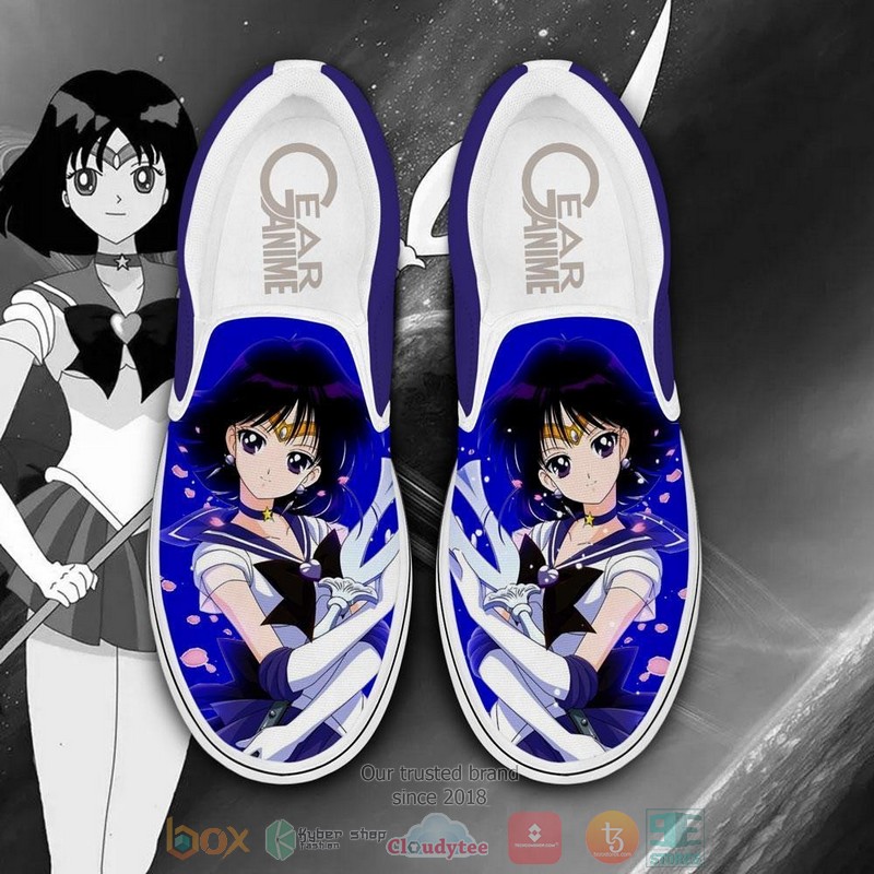 Sailor Saturn Anime Sailor Slip On Shoes